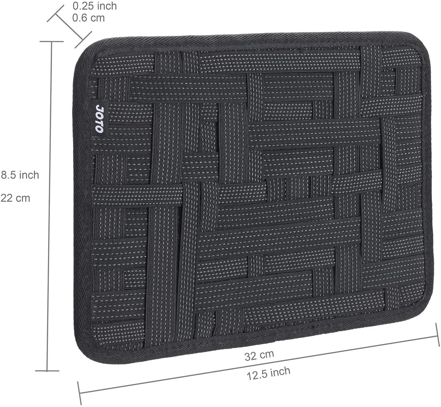 JOTO Travel Gear Management Organize Bag for Electronics Accessories Black Pattan Australia